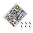 thumbnail image 3 of Bienvenido Nail Art Sticker Calcomanía Transferencia de lámina de uñas 10 rollos de pegatinas para uñas Juego de transferencia de calcomanías para decoración de uñas DIY, 3 of 5