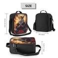 thumbnail image 2 of Lsque Maple Leaf Meditating Squirrel Lunch Bag Lunch Box for Women Men Reusable Insulated Lunch Tote Bag,Leakproof Thermal Cooler Sack Food Handbags Case High Capacity, 2 of 9