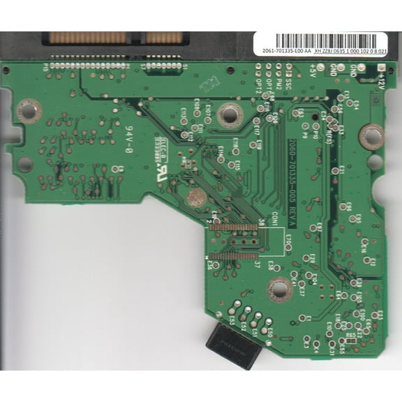 WD800JD-00LSA0, 2061-701335-E00 AA, WD SATA 3.5 PCB