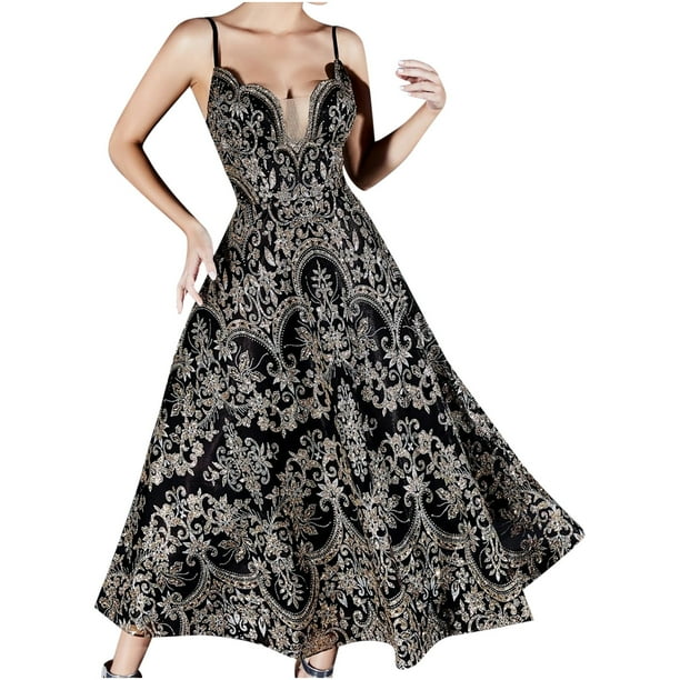 Moda mujer elegante sexy casual delgado honda vestido color sólido vestido largo falda vestido Pompotops qwe12536
