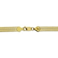 thumbnail image 4 of 10K Yellow Gold chain Herringbone 24 in 5.5 mm 5.5mm Silky, 4 of 5