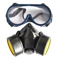thumbnail image 3 of Cubierta Facial Cubierta De Gafas Protectores Suministros De Protección Cubierta De Protección Facial Gafas Protectoras A Prueba De Polvo Mufla Bucal Con Cilindro De Gas Doble ANGGREK Face Cover, 3 of 8