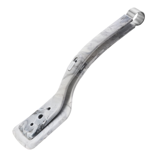 Abrazadera para bistec Pinzas de cocina de silicona de acero inoxidable Espátula y abrazadera para barbacoa ajustable Clip de pan volteador multiusos para cocinar en la cocina casera