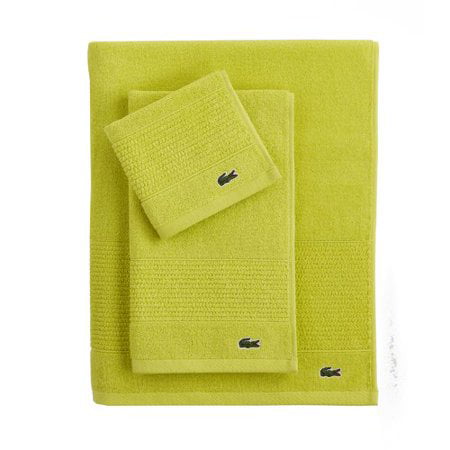 Lacoste Legend Meteorite Gray 4 Pc Towel Set 1 Bath 1 Hand 2 Face Supima Cotton 