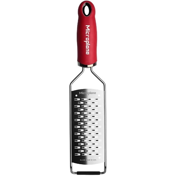 Microplane Gourmet Series Bi-Directional Ribbon Grater - Red