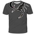 thumbnail image 1 of 2022 New Summer Animal Scorpion T-shirt For Children Fashion Short-Sleeved Hip-Hop T-shirt Streetwear Cool Kids T Shirts Oversiz10T Gong Bohan LED, 1 of 2