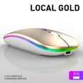 thumbnail image 2 of Wireless Rechargeable LED Lighted Mouse, Silent 2.4GHz Wireless Mouse For Laptop, Desktop, 2 of 2