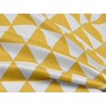 thumbnail image 4 of oneOone Rayon Yellow Fabric Triangle Fabric For Sewing Printed Craft Fabric By The Yard 56 Inch Wide - VW, 4 of 5