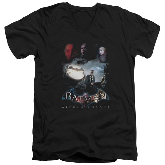 Batman Arkham Knight - Villain Storm - Slim Fit V Neck Shirt - Small