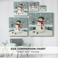 thumbnail image 5 of Jolly Snowman II- Gallery Wrapped Canvas, 5 of 9