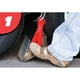 Fastway Trailer Chaussure de Roue 84-00-4840 Rouge; Acier; Lot de 2 – image 3 sur 8