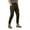 Green, variant on Men's Solid Color Outdoor Overalls, Casual Tactical Cuff Trousers with Multiple Pockets for Hiking, Workwear and Street Style,Black,L