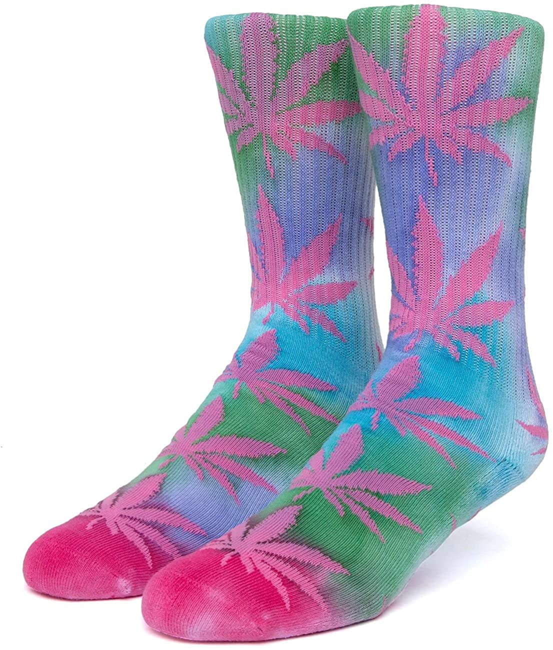 huf pink weed socks