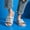Gray, variant on WAVSUF Slide On Slippers for Men's, Versatilable Soft Sole Breathable Holes Indoor Bathroom Shower Shoes Blue 9-9.5