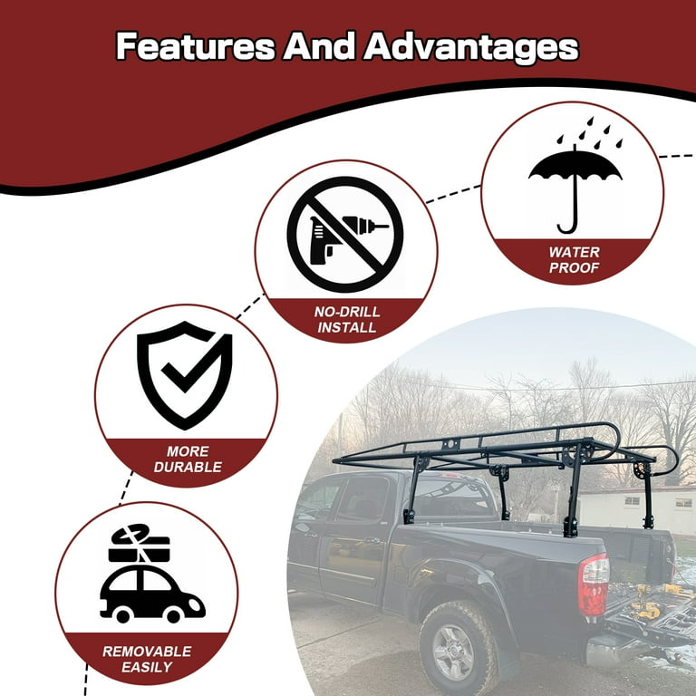 Kayak truck rack no drill new arrivals