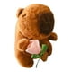 thumbnail image 1 of LLavero colgante peluche de 15 cm, capibara flor, 1 of 5