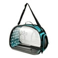 thumbnail image 4 of Bolso de mano plegable para mascotas jinwen burbujas transparentes Azul L, 4 of 8