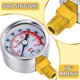 thumbnail image 5 of 4 ManóMetros PresióN Aire de 0 a 200 Psi,ConexióN Macho NPT 1/8 Pulgadas,ManóMetro de Aire de Montaje Lateral Inferior,ManóMetro de Compresor Aire con Dial 1,57 Pulgadas, 5 of 5