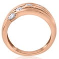 thumbnail image 3 of Pompeii 14K Rose Gold 1/2ct Diamond Right Hand Journey Ring (H/I,I1), 3 of 4
