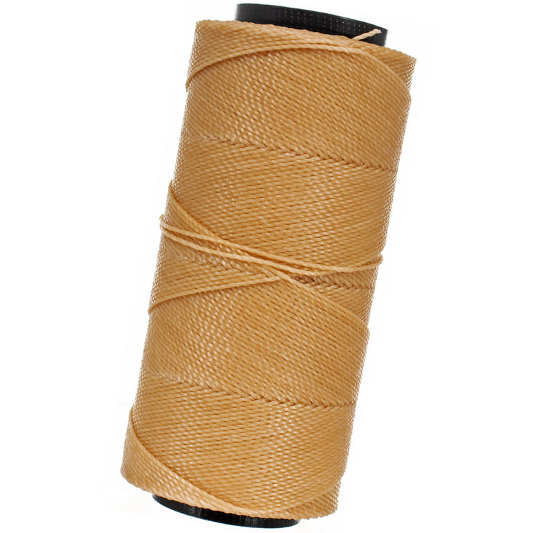 144 Meter Spool of Waxed Brazilian Cord - 2-Ply Polyester String - Multiple  Color Options for DIY Jewelry Making, Macrame, Beading, Decor, and More