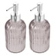 thumbnail image 3 of 2 botellas dispensadoras de champú de vidrio con bomba para el hogar, botellas cosméticas, 3 of 8