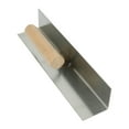 thumbnail image 4 of Colaxi Truelle d'Angle Outil de Finition de Briques Poignée en Bois Robuste Truelle de Plâtre Multi-Usage 11,81 Pouces pour Finition de Sol pour Coin Intérieur, 4 of 8