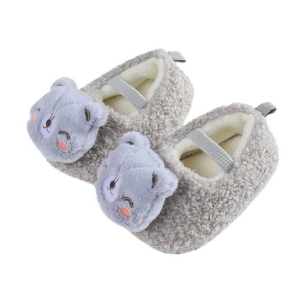 

kpoplk Baby Sock Shoes Winter Children Baby Toddler Shoes Boys And Girls Floor Shoes Flat Bottom Non Slip Toddler Shoes Girl(A)