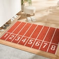thumbnail image 6 of Clearance under $5 Usloyux Running Track Field Sport Pattern Area Rug Rugs Non-Slip Indoor Outdoor Floor Mat Doormats for Home Decor, 6 of 7