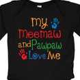 thumbnail image 4 of Inktastic My Meemaw and Pawpaw Love Me Boys or Girls Long Sleeve Baby Bodysuit, 4 of 5