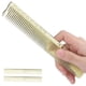 thumbnail image 4 of Peine, 2 piezas Peine de peluquería profesional de acero inoxidable Peine de peluquería Uso conveniente, 4 of 12
