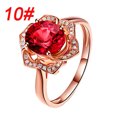 thumbnail image 5 of Teissuly Flower Crystal Wedding For Women Jewelry Accessories Rose Gold Gold Engagement, 5 of 9