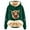 Dark Green, variant on Sweatshirt Women Pullover Plus Size with Adorable Cow Print Lined Long Sleeve Tops M-5XL