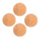 thumbnail image 1 of 4 piezas 1 bolsa de tapones exquisitos y delicados con bolas de corcho de madera decorativas (amarillas), 1 of 6