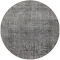 thumbnail image 1 of Ahgly Company Indoor Round Mid-Century Modern Dark Gray Oriental Area Rugs, 6' Round, 1 of 6