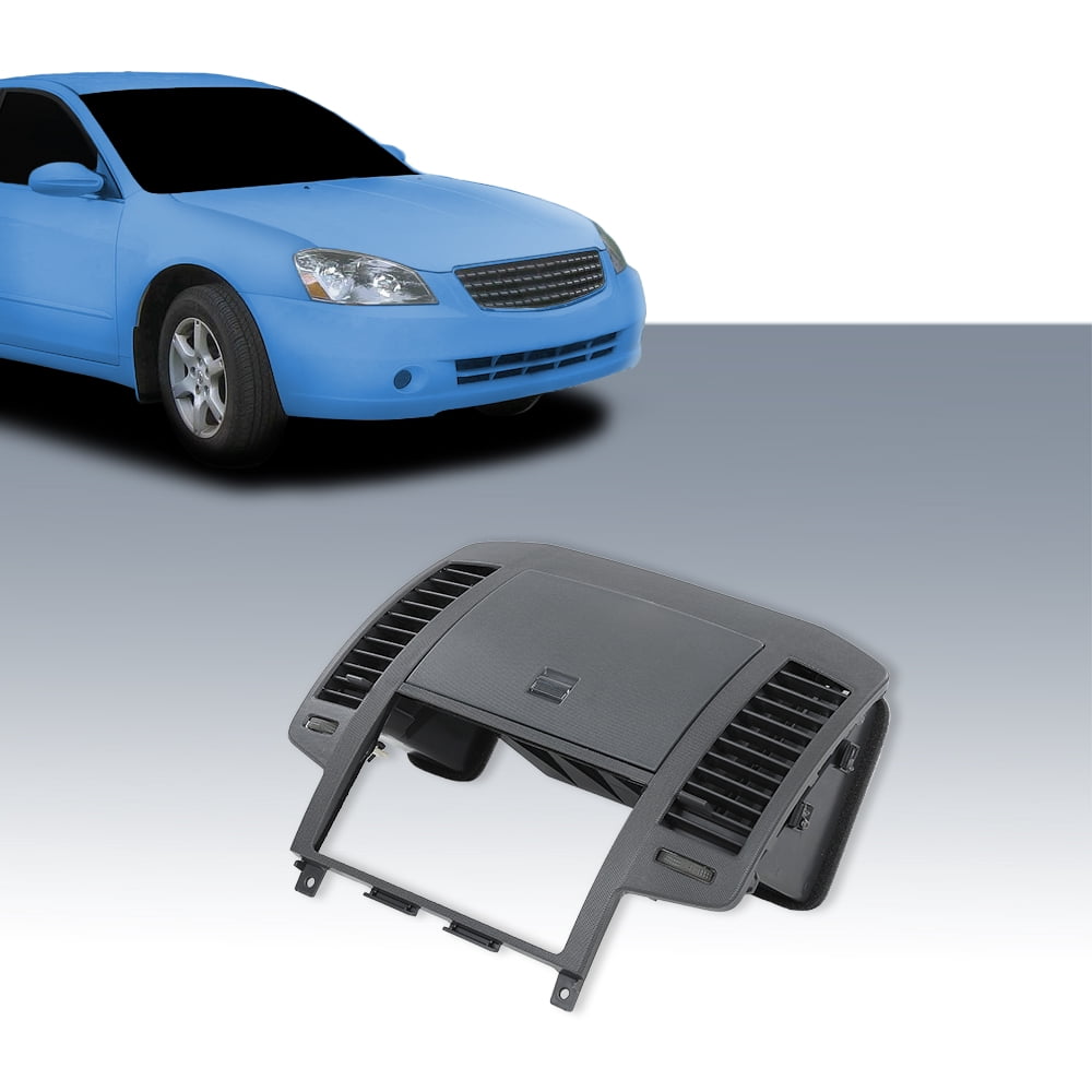 PIT66 Fit for 05 06 NISSAN ALTIMA CENTER DASH BEZEL PANEL AC VENTS CUBBY STORAGE GRAY GREY OEM