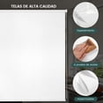 thumbnail image 4 of Persianas para Ventanas sin Taladro ,Persiana Enrollable Blackout,Persianas Enrollables para Ventana,Cortinas Blackout,Poliéster,para Hogar y Oficina,Blanco, 4 of 4