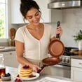 thumbnail image 5 of Double Sided Frying Pan with Nonstick Coating and Ergonomic Handles, Breakfast Sandwich Maker for Quick Meals and Stovetop Cooking, Versatile Kitchen Gadgets Gift for Home Cooks, 5 of 6
