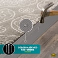 thumbnail image 4 of M-D Building Products 43858 2 In. X 36 In. Pewter Aluminum Carpet Trim w/ Screw Nails, 4 of 9