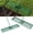 Green, variant on Costway Lawn Leveling Rake 42'' x 10'' Heavy Duty Level Lawn Tool for Garden Backyard/Lawn Green