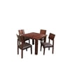 thumbnail image 1 of Comedor Kessa Muebles Sidney 4 sillas Café, 1 of 1