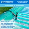 thumbnail image 6 of Swimline Original Inflatable Suntan Tub Float with Adjustable Shade, Mint, 6 of 11