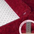 thumbnail image 4 of Alfombra DETUM rojo vino de 61 x 305 cm, suave y esponjosa, lavable, 4 of 6
