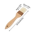 thumbnail image 3 of Natural Wood Handle Basting Brushes, Pastry and Oil Brush for Grilling and Baking, Soft Bristle Food Brush for Kitchen Cooking, BBQ and Baking Accessory, 3 of 9