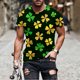 thumbnail image 2 of Mens Camisetas Casual Cuello Redondo Impresión Suéter Gimnasio Manga Corta Blusa para Deportes Al Aire Libre, 2 of 8