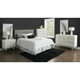 thumbnail image 4 of Linon Six Drawer Geo Texture Dresser in White, 4 of 13