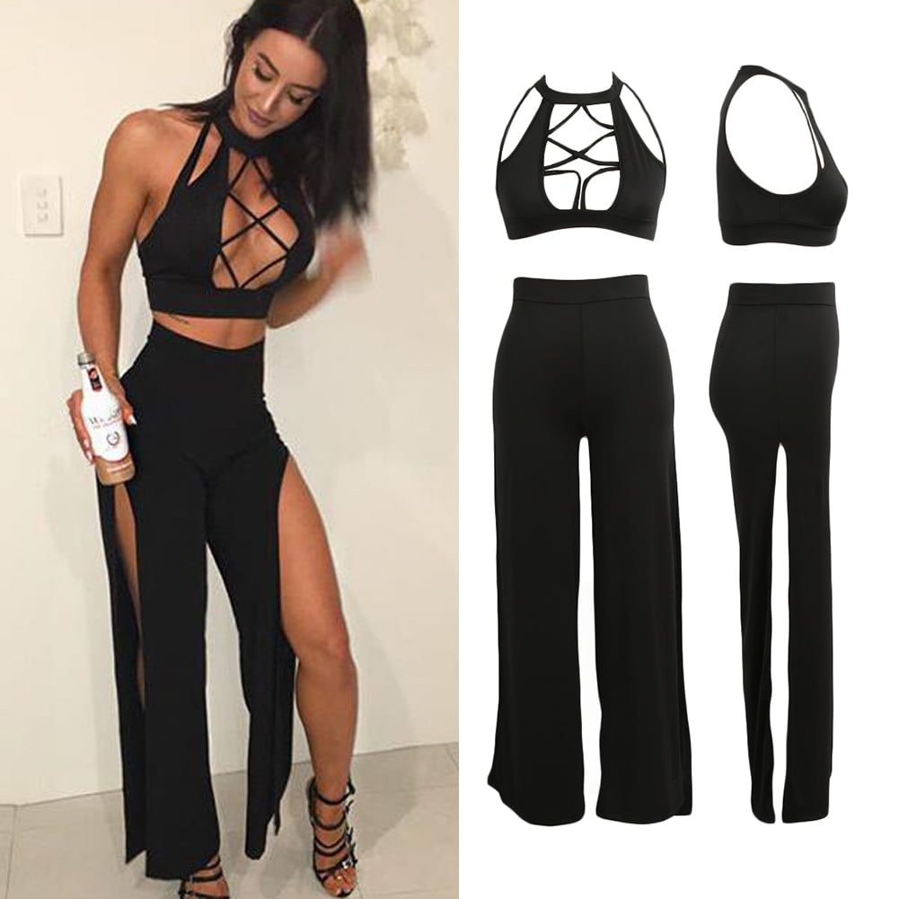 black turtleneck jumpsuit