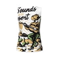 thumbnail image 5 of Lsque Cowboy Playing Guitar Printed Workout Tank Tops for Women, Athletic Sports Tank Tops, Compression Sleeveless Dry Fit Shirts,Sleeveless Yoga Shirt-Medium, 5 of 9