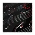 thumbnail image 4 of WYYP Musical Notes Treble Square Tablecloth 100% Polyester Fiber 52*52, 4 of 8