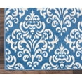 thumbnail image 4 of Nourison Grafix Damask Blue 7'10" x 9'10" Area Rug, (8x10), 4 of 5