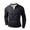 Black&10P0318, variant on Fabrcox Striped Henley Long Sleeve Shirts for Men Button Up V Neck Shirts for Men Sun Protection Office Going Out Outdoor Shirts for Men Big and Tall M